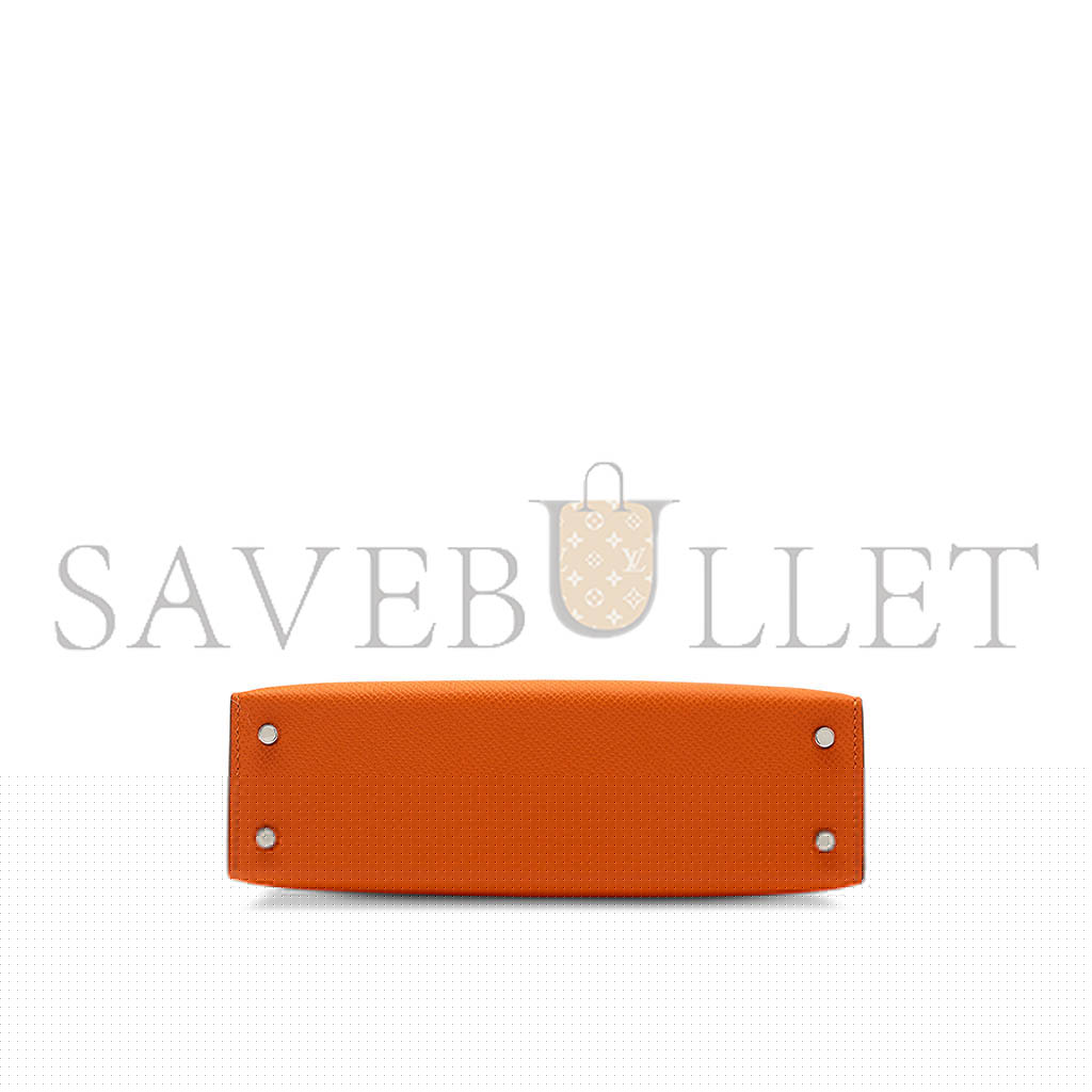 HERMÈS MINI KELLY II WITH PALLADIUM HARDWARE (19*12*5.5cm)